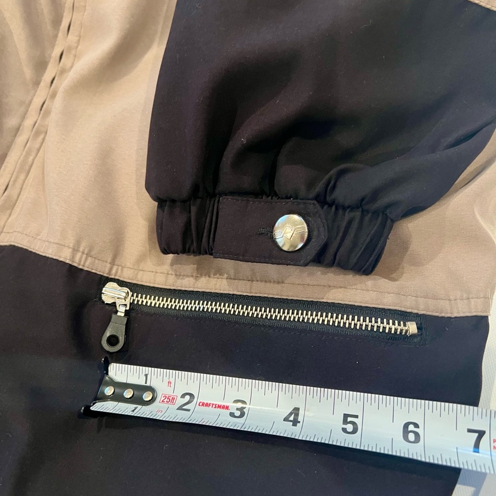 Fleet Street Two-Tone Women’s XL Brown Black Jacket Vintage 80’s - Picture 11 of 13